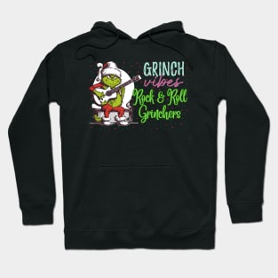 Rock n roll grinch Hoodie